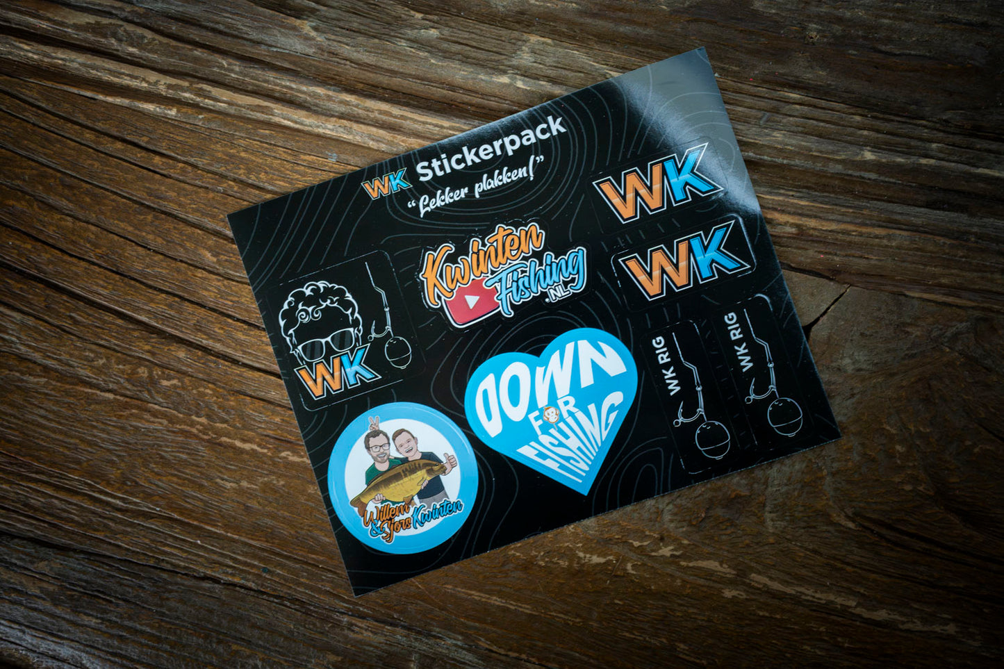 Kwinten Fishing Sticker Pack