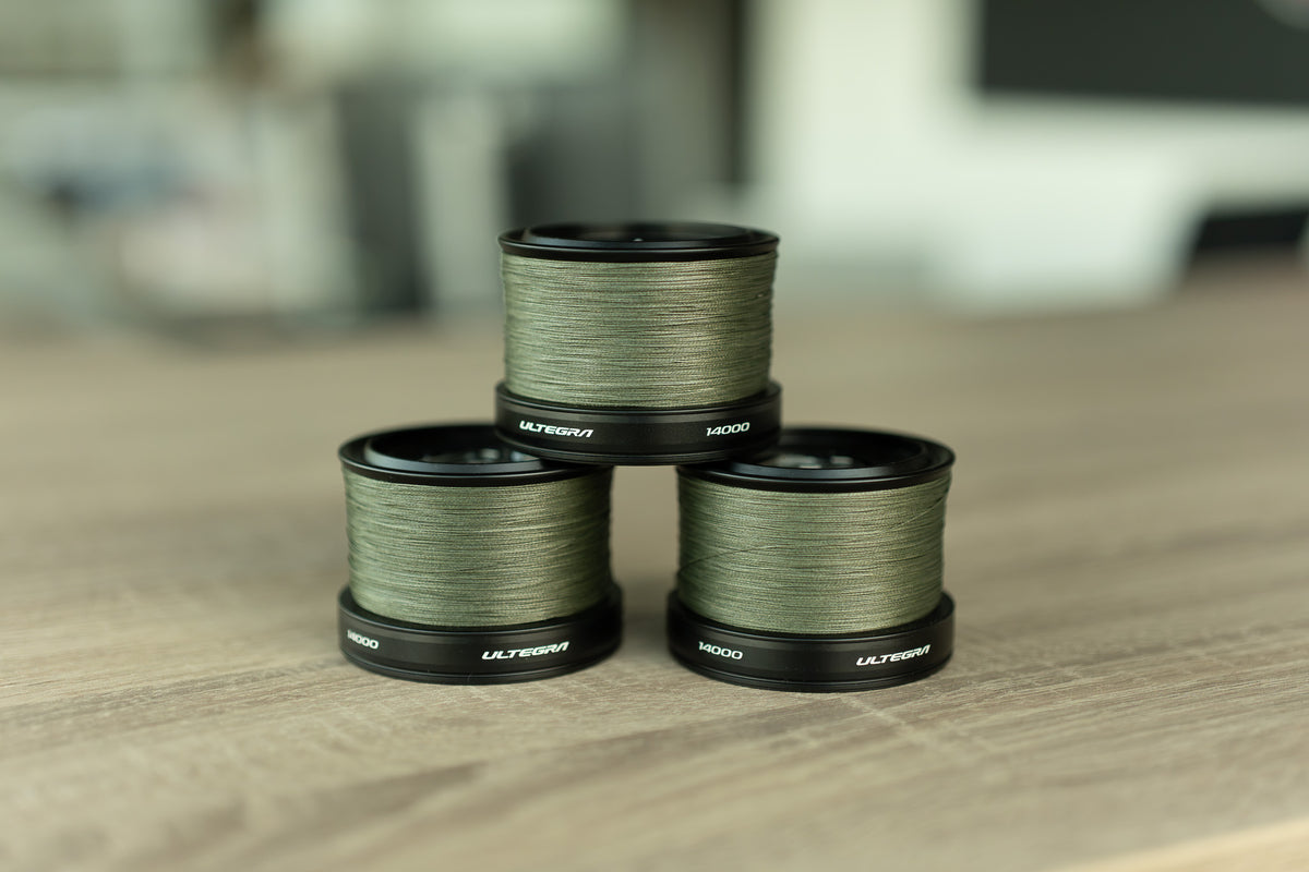 Shimano Ultegra XTE 14000 Incl. 1 Spoel 8+1 Braid 0.27mm en 1 Spoel Nylon (Fluorocarbon Coated) 0.37mm