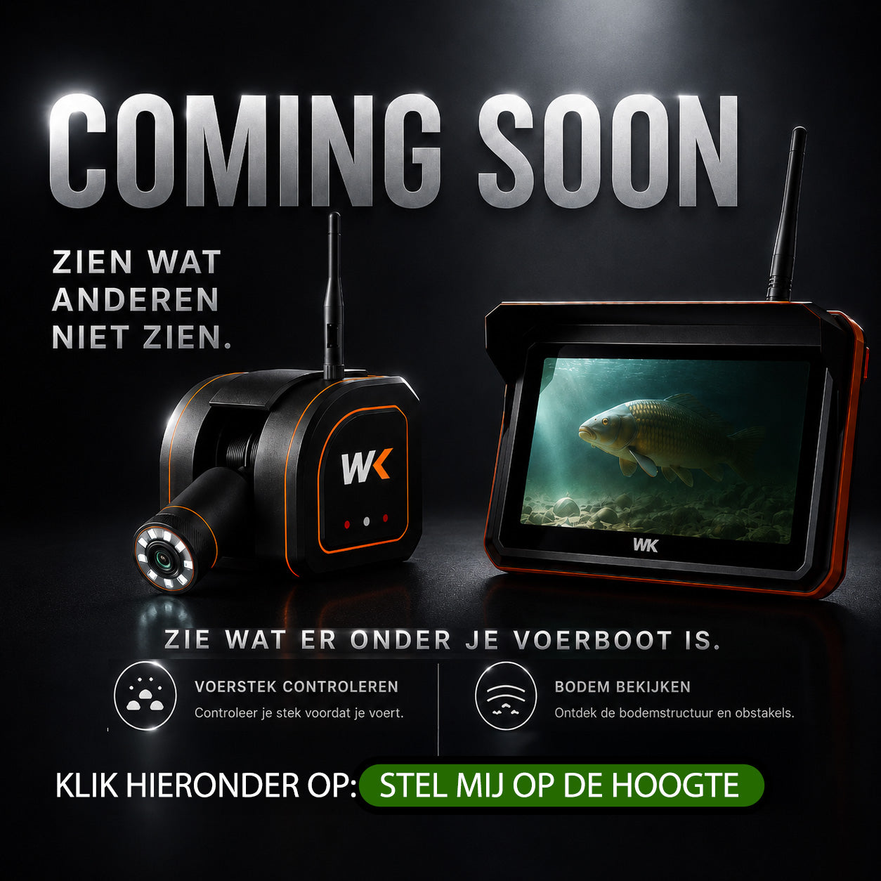 Mail lijst voerboot onderwater camera